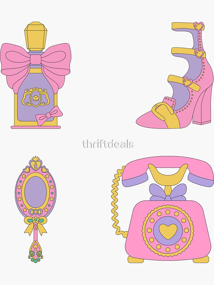 "Cute Y2K Sticker Pack" Sticker for Sale by thriftdeals Redbubble