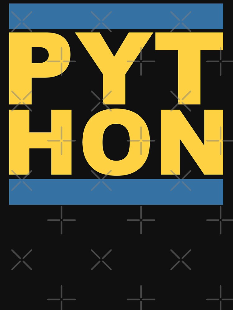 Thumbnail 5 of 5, Pullover Hoodie, PYT HON Cool Blue & Yellow Design for Python Programmers designed and sold by geeksta.