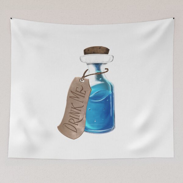 Item preview, Drink me, bottle blue designed and sold by Spikt.