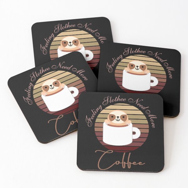 Item preview, Feeling Slothee Need More Coffee designed and sold by ColourTrials.