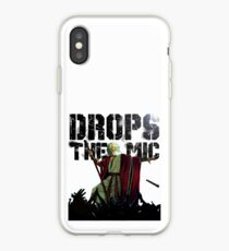 Drops The Mic (Moses) iPhone Case