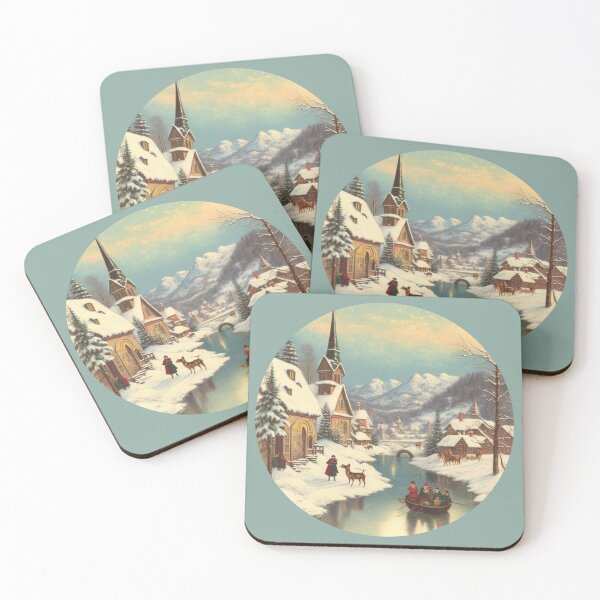 Item preview, A Traditonal Vintage Christmas Scene #2 designed and sold by KLOIK.