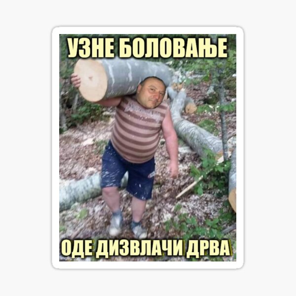 "Srbenda" Sticker for Sale by petric92 | Redbubble