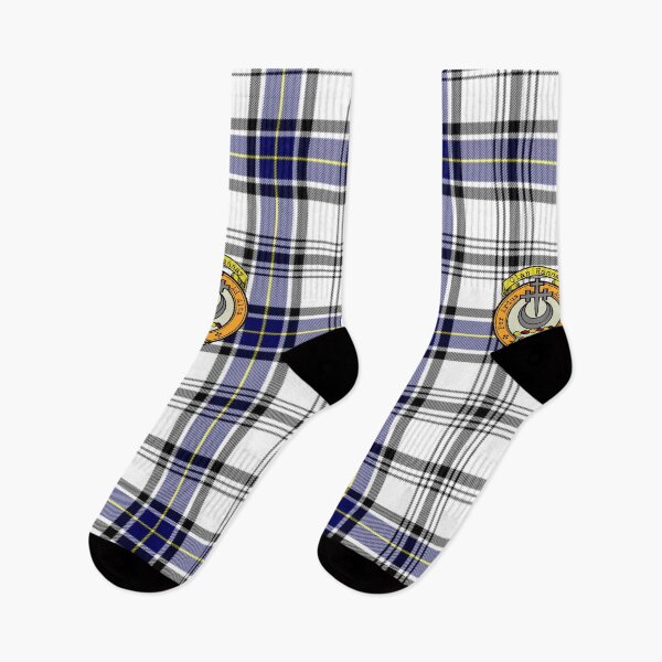 Artikelvorschau, Hannay Schottischer Tartan und Wappen entworfen und verkauft von BagTown Clans.