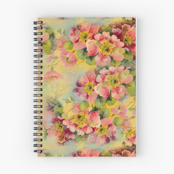 Item preview, Retro Pink Primrose Floral designed and sold by AntiqueImages.