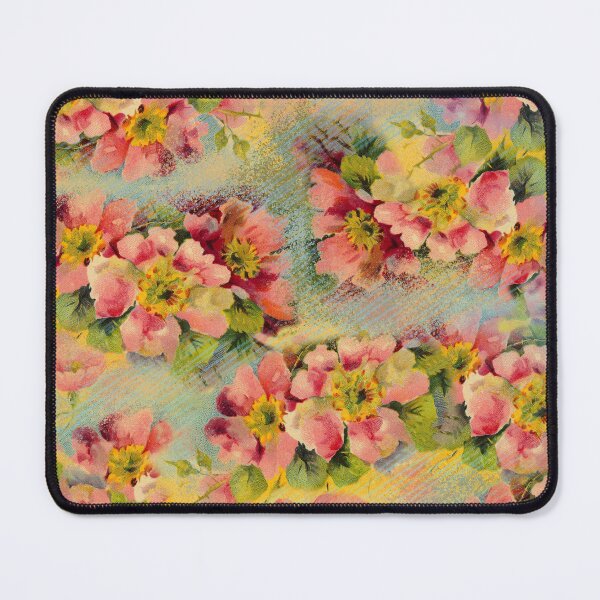Item preview, Retro Pink Primrose Floral designed and sold by AntiqueImages.