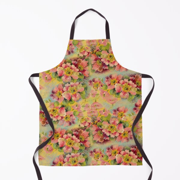 Item preview, Retro Pink Primrose Floral designed and sold by AntiqueImages.