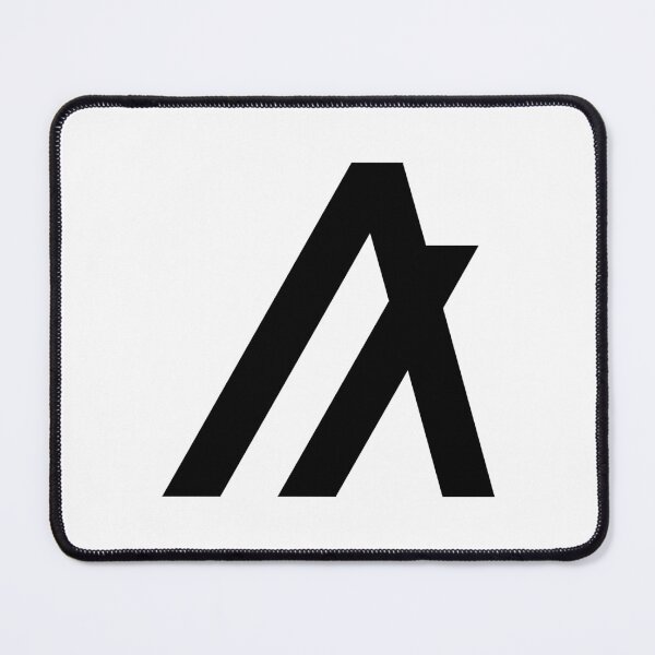 Aperçu de l'œuvre Algorand ALGO Crypto Altcoin - Variante d'icône noire n°1 créée et vendue par CryptoMoods.