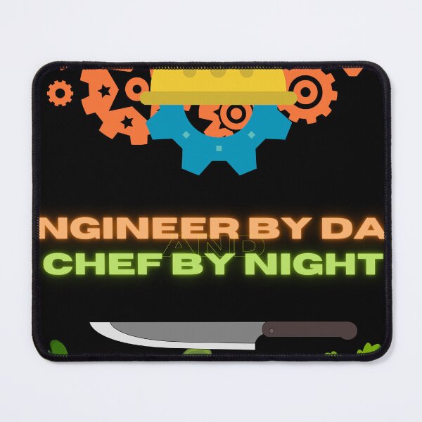 Item preview, Engineer by day chef by night  designed and sold by Syedaarts.