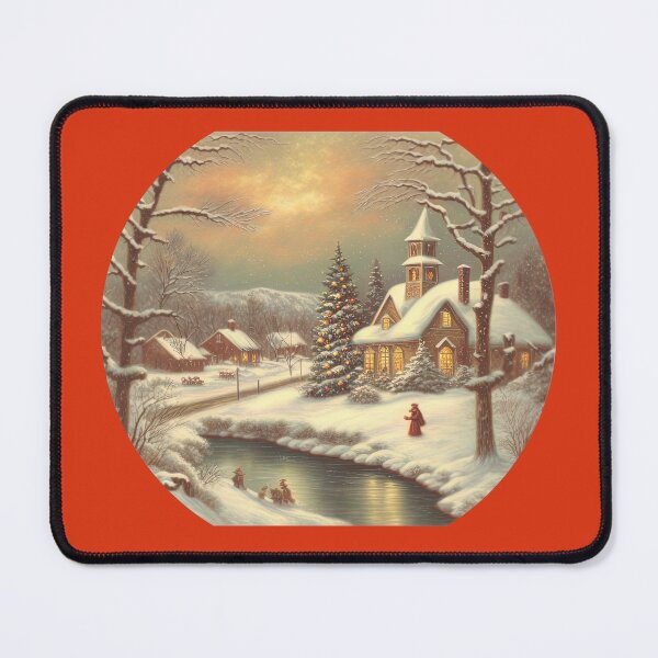 Item preview, A Traditional Vintage Christmas Scene #3 designed and sold by KLOIK.