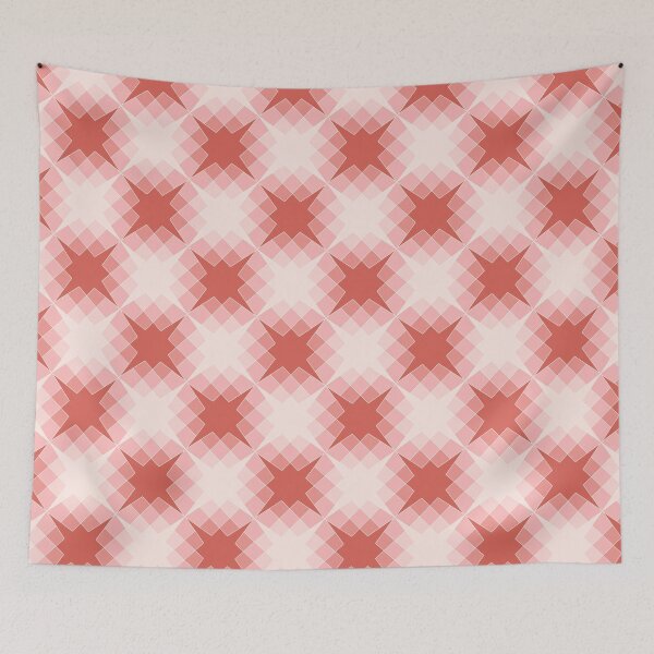 Item preview, Raspberry Blush Geometric Pattern designed and sold by mrussellart.
