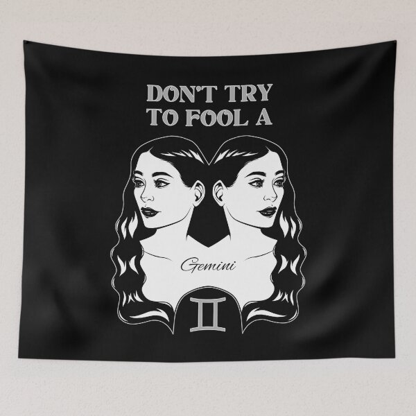 Item preview, Do Not Try to Fool a Gemini designed and sold by ObsidianDaz.