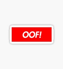 OOF! (mini) Sticker
