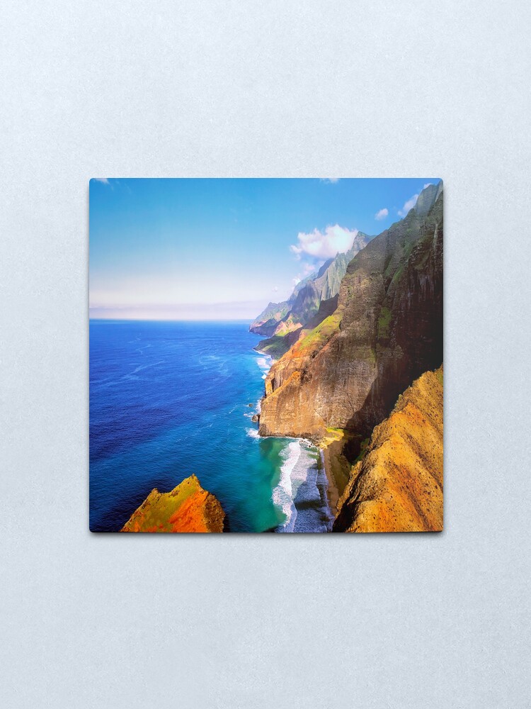 Alternate view of North Na Pali Coast Metal Print