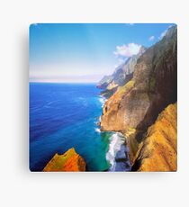 North Na Pali Coast Metal Print