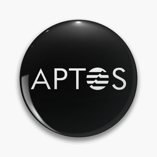 Item preview, Aptos APT Crypto Altcoin - Clean White Text Logo designed and sold by CryptoMoods.