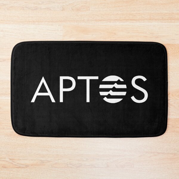 Item preview, Aptos APT Crypto Altcoin - Clean White Text Logo designed and sold by CryptoMoods.