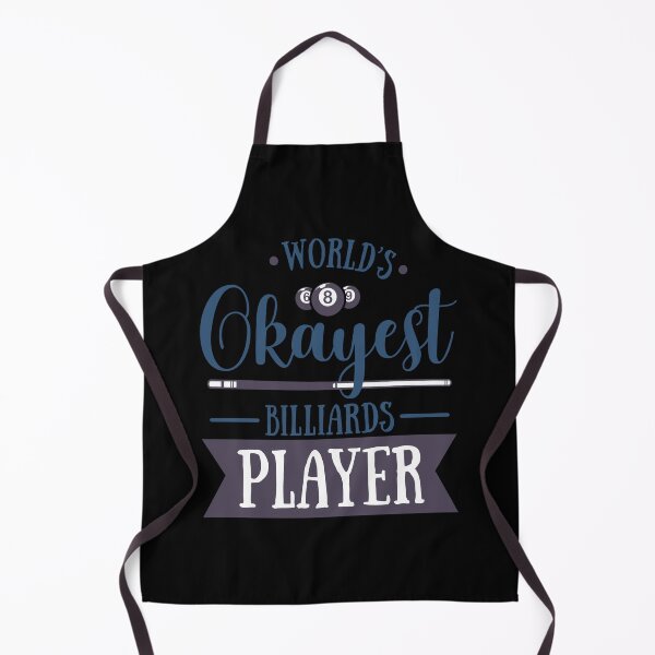 Item preview, World's Okayest Billards Player Design Draw Street Art Retro Culture Vintage Sports Text Phrase Quote designed and sold by BK-Fishing.