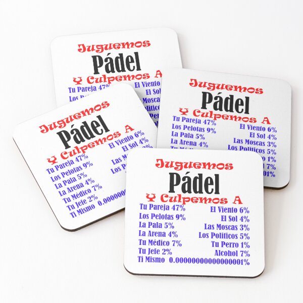 Item preview, Español.  Juguemos Padel y Culpemos designed and sold by LetsPlayPadel.