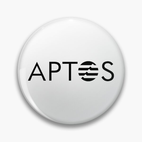 Item preview, Aptos APT Crypto Altcoin - Clean Black Text Logo designed and sold by CryptoMoods.