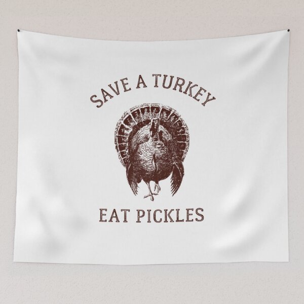 Item preview, Save a turkey eat pickles designed and sold by KatisDesign.