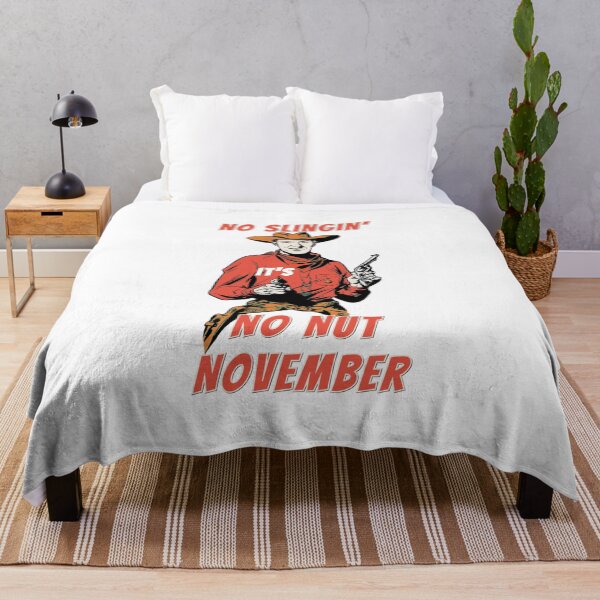 Item preview, NO SLINGIN ,ITS NO NUT NOVEMBER FUNNY COWBOY designed and sold by JIMMYKIVUTI.