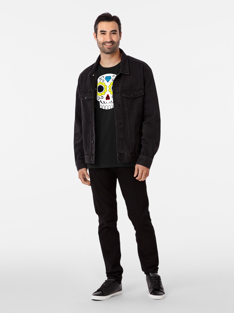 Alternate view of Sugar skull for a cake Premium T-Shirt
