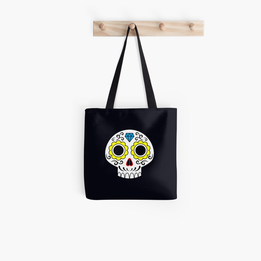 Sugar skull for a cake Tote Bag