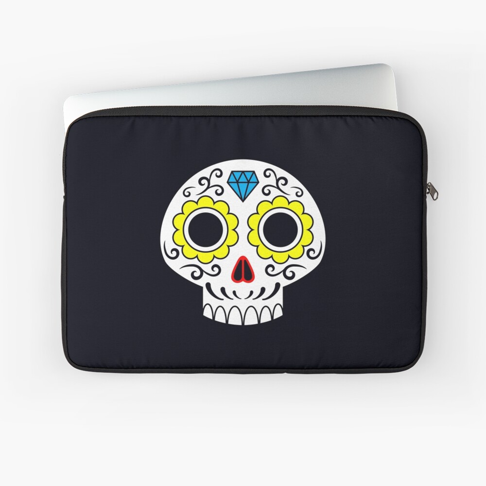 Sugar skull for a cake Laptop Sleeve