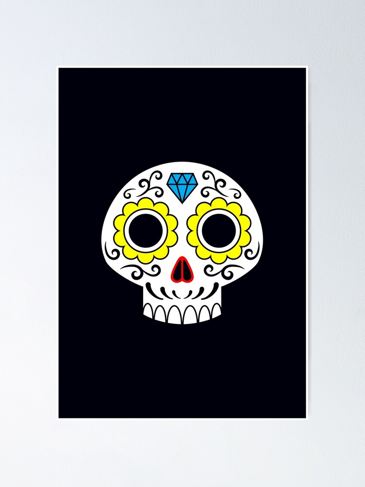 Alternate view of Sugar skull for a cake Poster