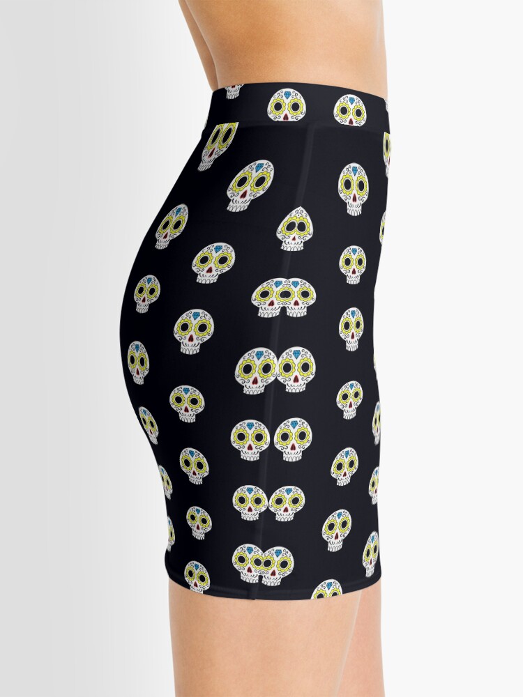 Alternate view of Sugar skull for a cake Mini Skirt