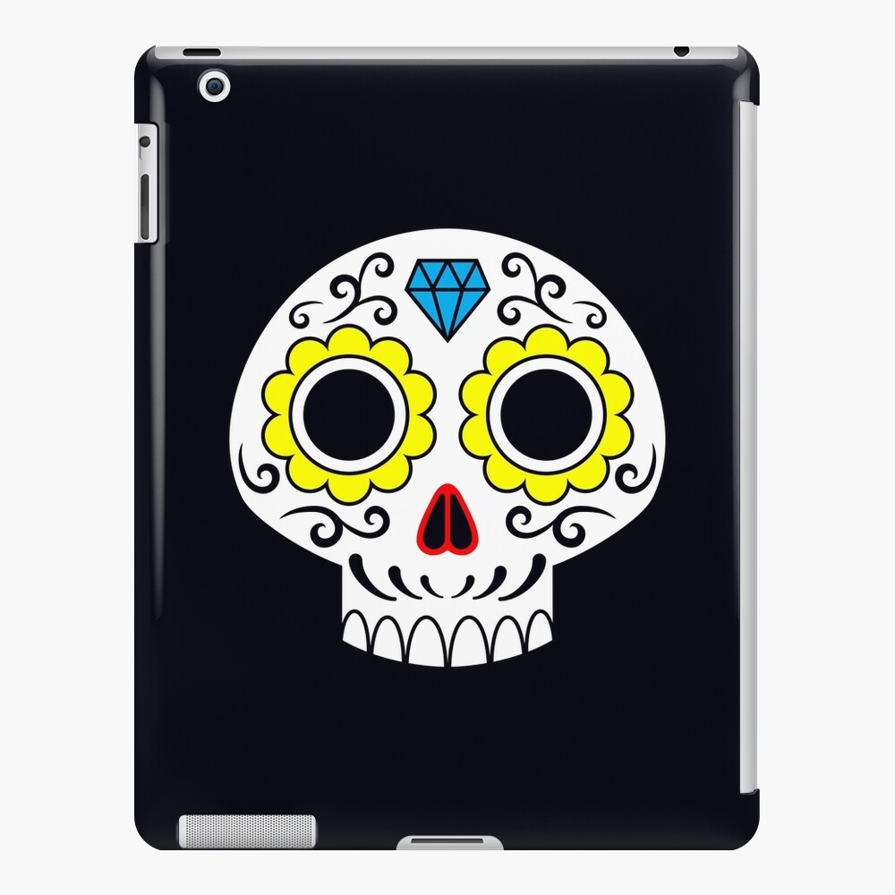 Sugar skull for a cake iPad Case & Skin