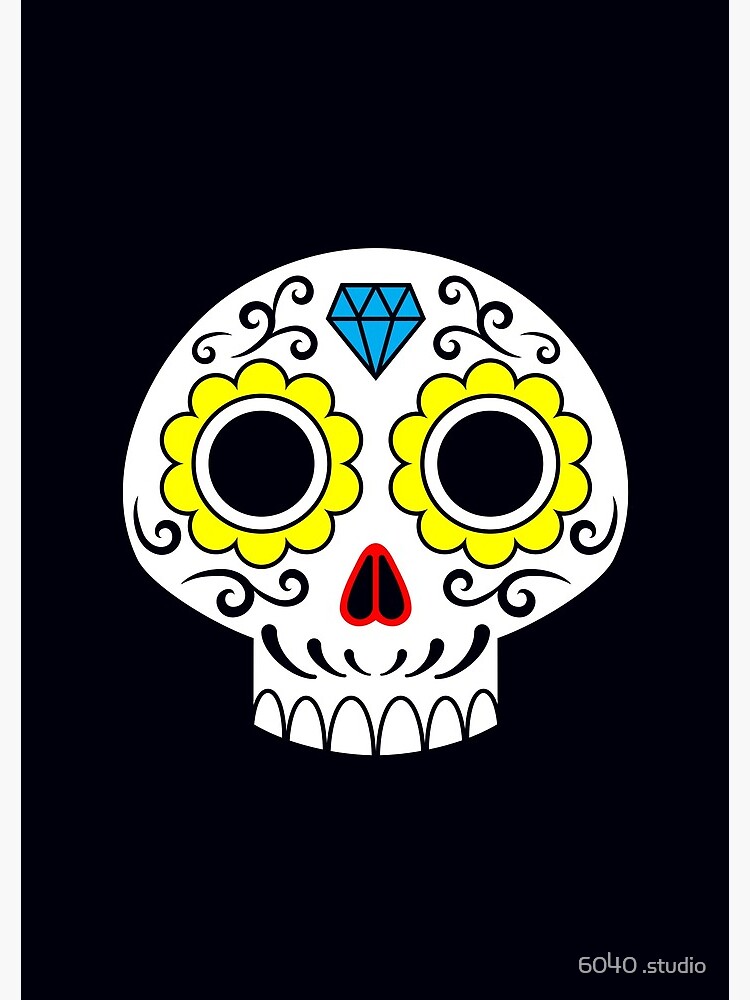 Sugar skull for a cake by adorman