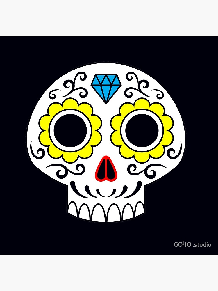 Sugar skull for a cake by adorman