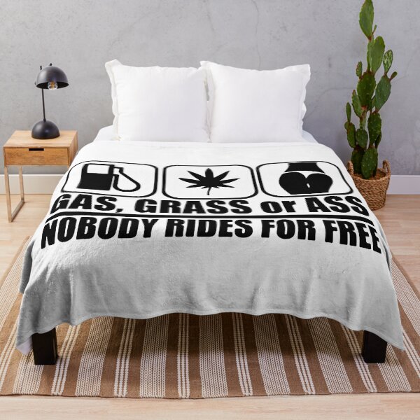 Item preview, Gas Grass Or Ass Nobody Rides For Free designed and sold by Shinigami969.