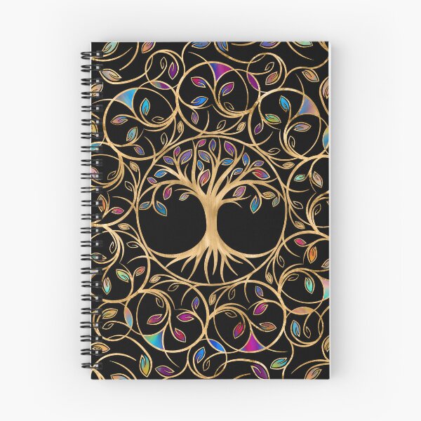 Item preview, Tree of life - Yggdrasil - colorful leaves designed and sold by k9printart.