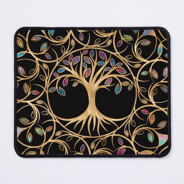 Item preview, Tree of life - Yggdrasil - colorful leaves designed and sold by k9printart.