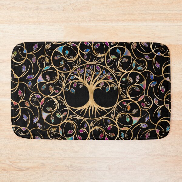 Item preview, Tree of life - Yggdrasil - colorful leaves designed and sold by k9printart.