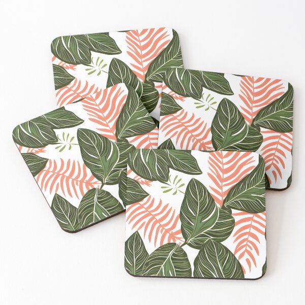 Item preview, tripical leaf floral pattern #1 designed and sold by supeart.