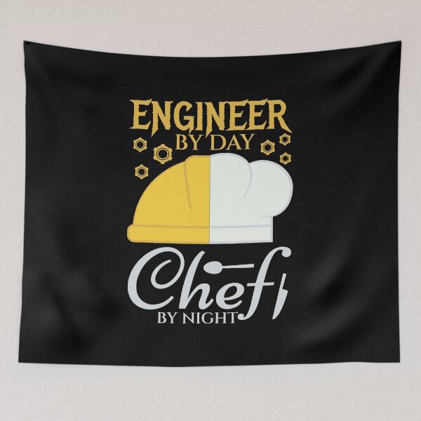 Item preview, Engineer By Day Chef By Night designed and sold by Styler Design.