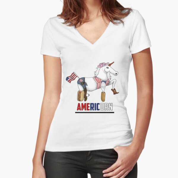 Fitted V-Neck T-Shirt