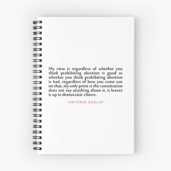 Item preview, My view is..."Antonin Scalia" Inspirational Quote designed and sold by ColorQuote.