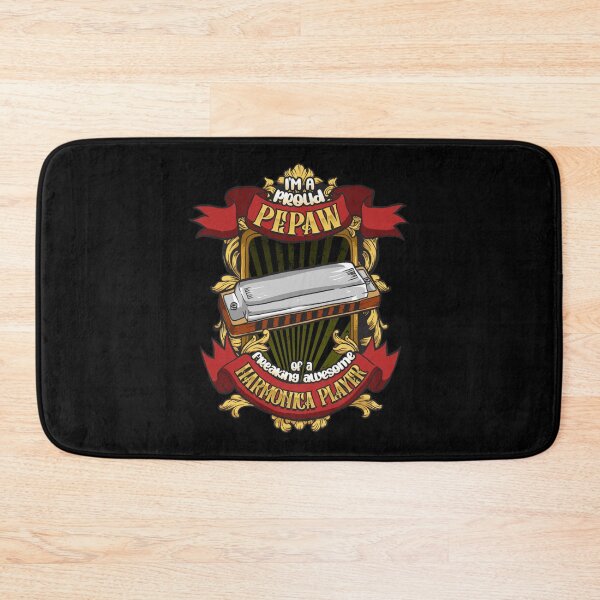 Item preview, Proud Pepaw Of A Freaking Awesome Harmonica Player Pullover Hoodie designed and sold by ragbarcensag.
