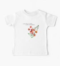 Ruf mich mit deinem Namen an - Inschrift Baby T-Shirt