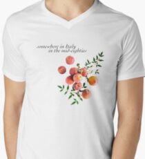 Call Me By Your Name - Inscription Men's V-Neck T-Shirt