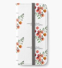 Ruf mich mit deinem Namen an - Inschrift iPhone Flip-Case/Hülle/Klebefolie
