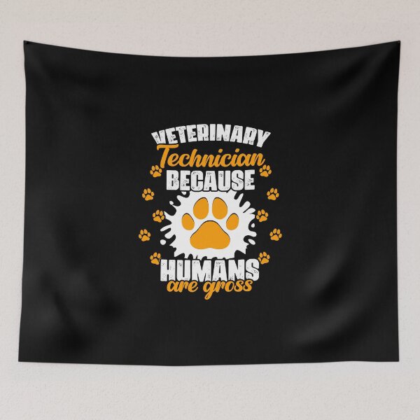 Item preview, Funny Veterinary Technician Because Humans Are Gross Vet Med designed and sold by Nessshirts.
