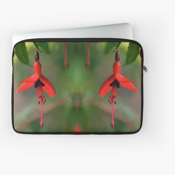 Single Wild Fuchsia Flower, Loch Na Fooey Laptop Sleeve
