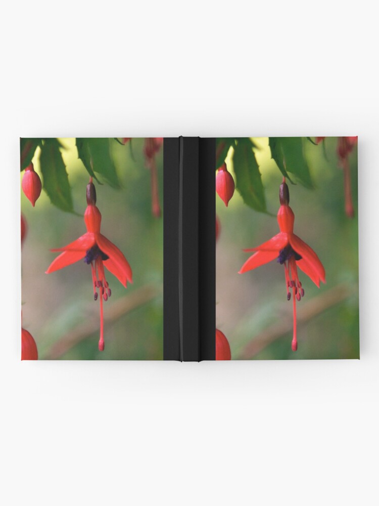 Alternate view of Single Wild Fuchsia Flower, Loch Na Fooey Hardcover Journal