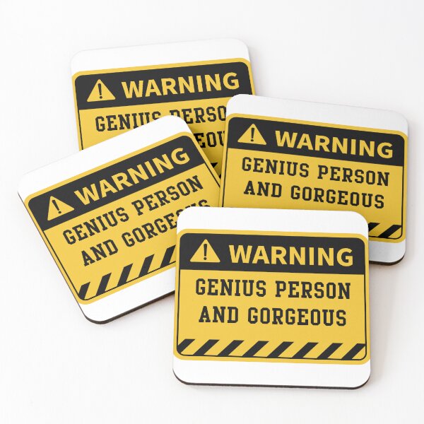 Item preview, Genius Person and Gorgeous For Exceptional People designed and sold by red lik.